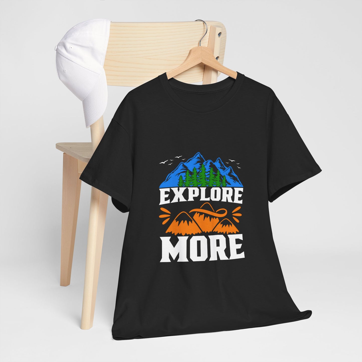Explore More Adventure Tee - Unisex Heavy Cotton T-Shirt