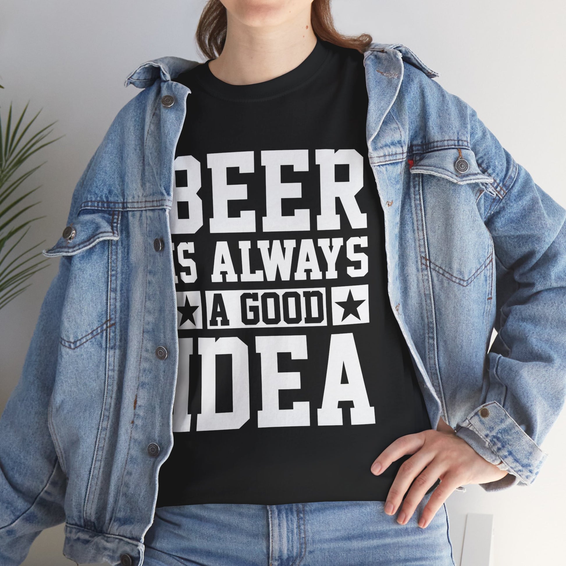 Beer is Always a Good Idea Unisex Heavy Cotton Tee
