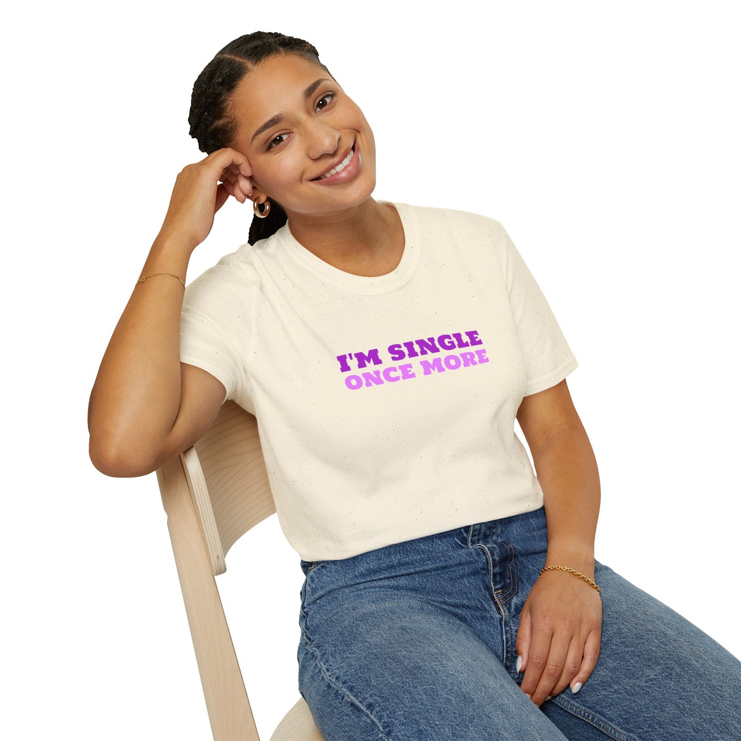 I'm Single Once More Unisex Softstyle T-Shirt