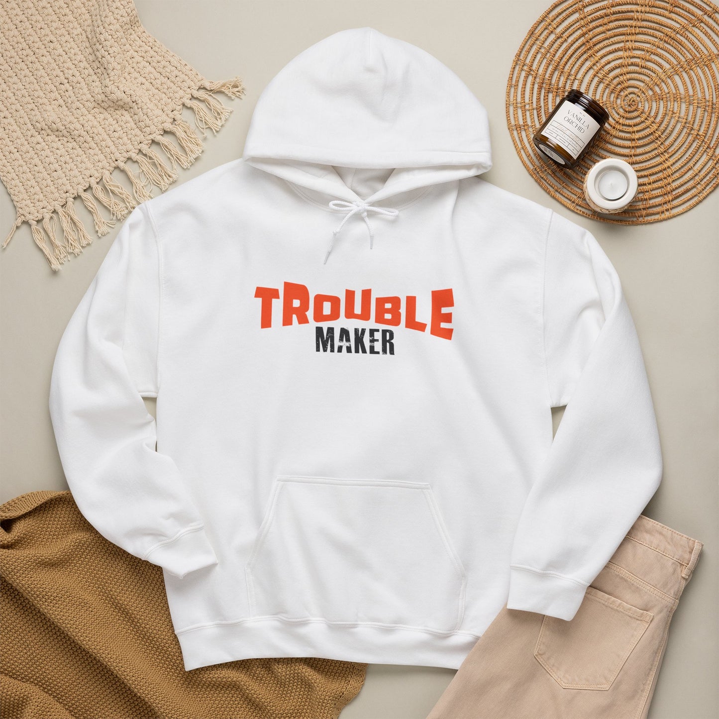 Trouble Maker Hoodiea, Funny Gift for Friends