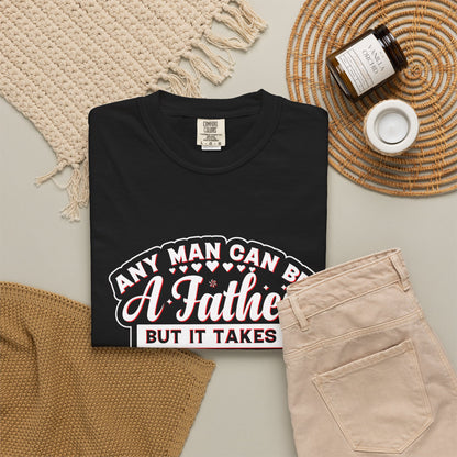 Badass Single Dad T-Shirt | Unisex Garment-Dyed Tee for Father's Day