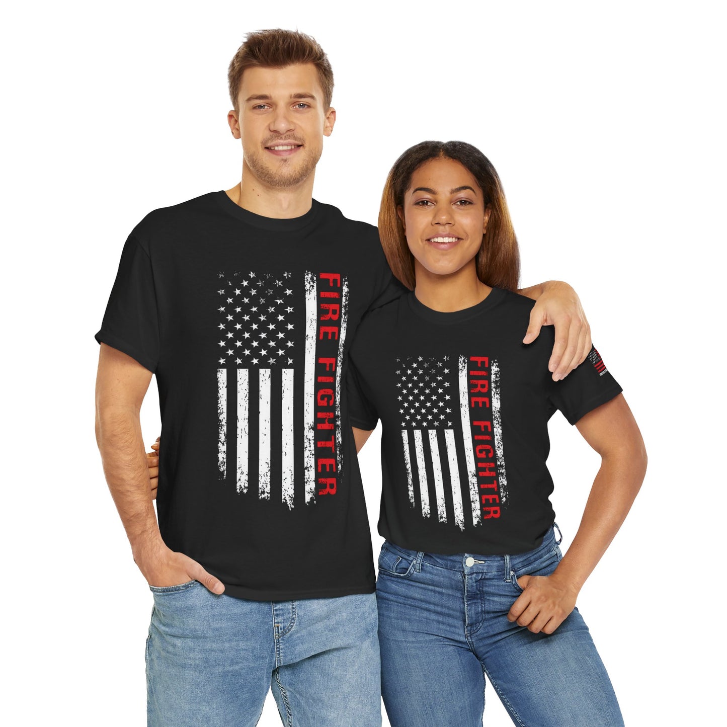 Firefighter Red Line T-shirt