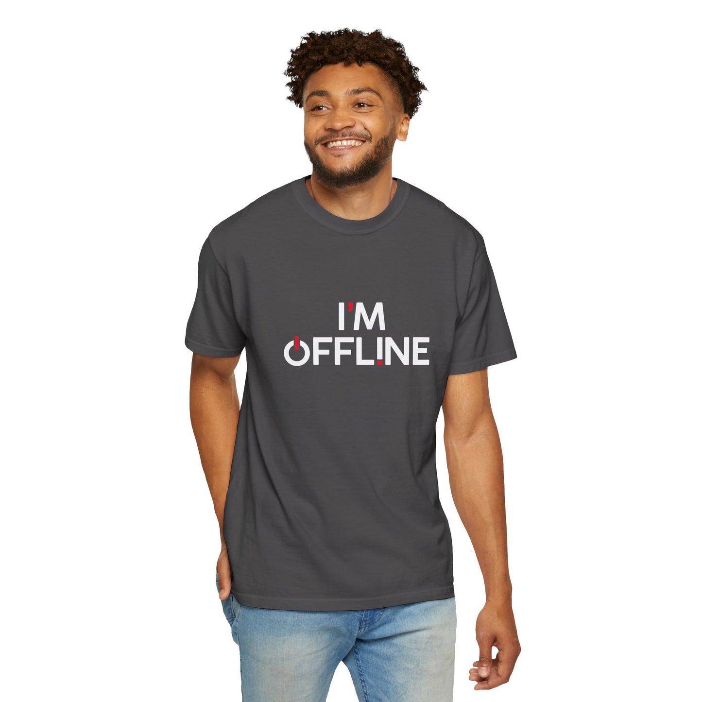 I'm Offline Statement Tee, Relaxed Graphic Shirt