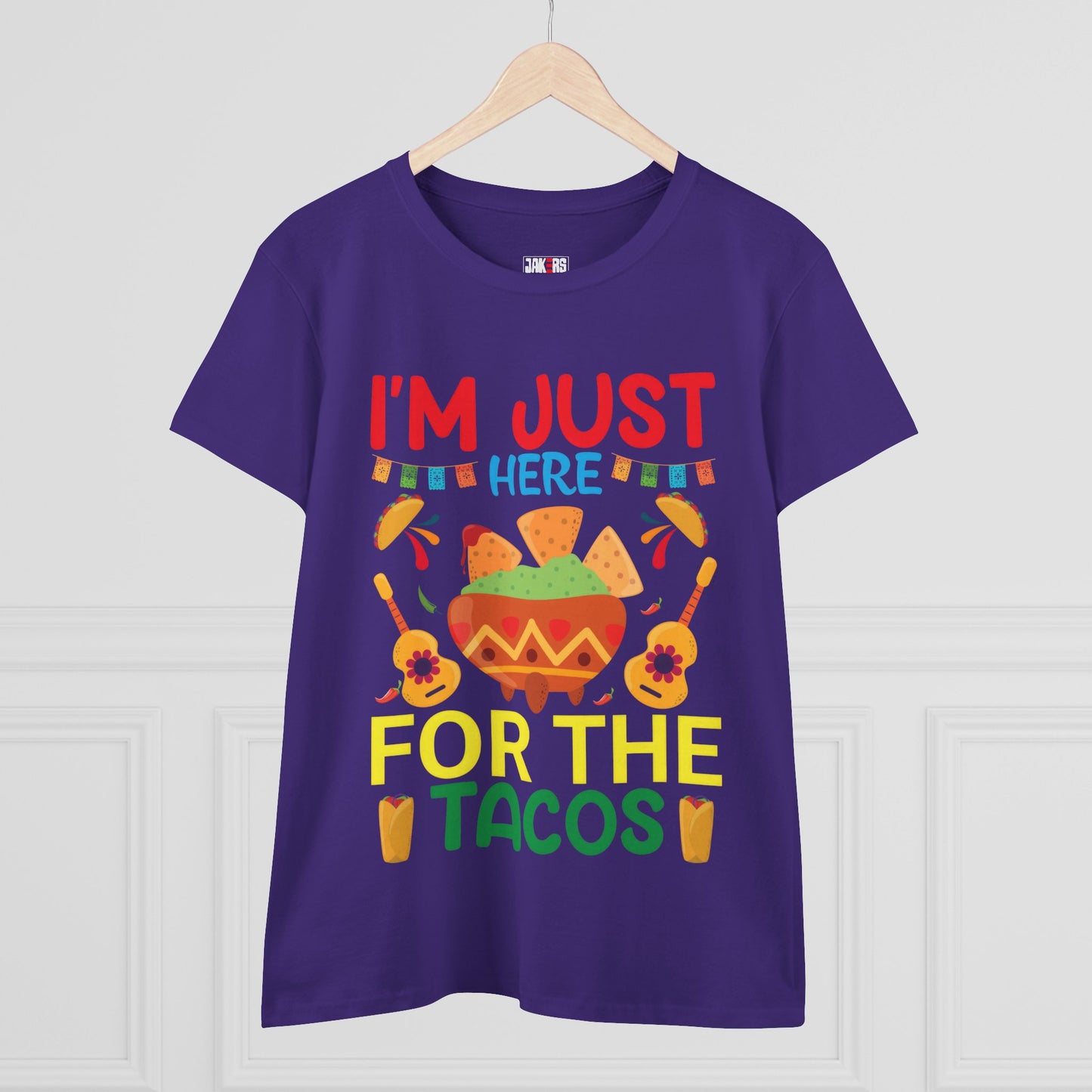 Fun Taco Lovers Cotton Tee - Perfect for Cinco de Mayo Celebrations