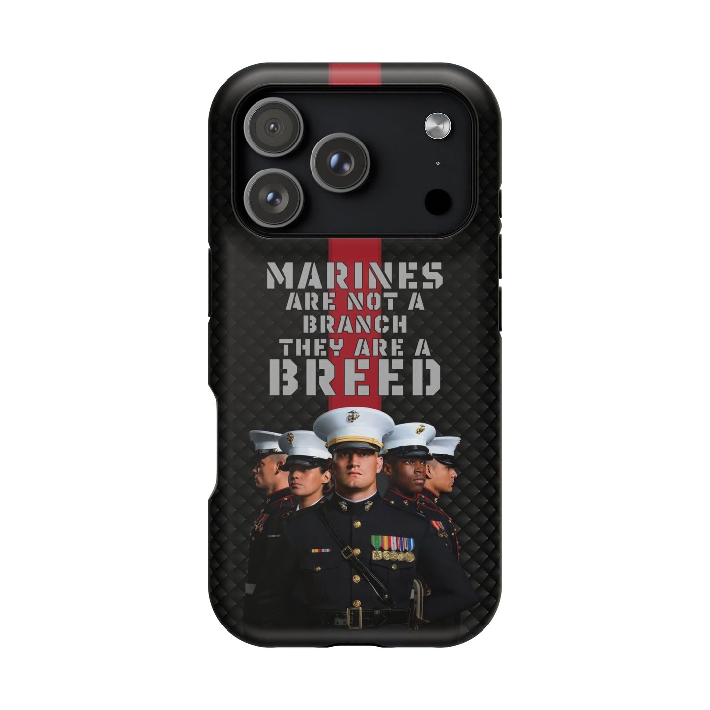 Marines Magnetic Tough Case - "Not a Branch, a Breed" Military iPhone Cover
