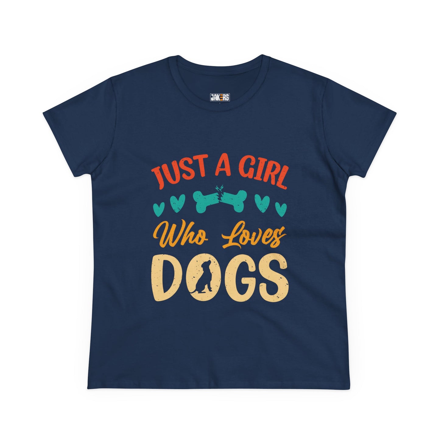Just a Girl Who Loves Dogs Tee - Women's Dog Lover T-Shirt