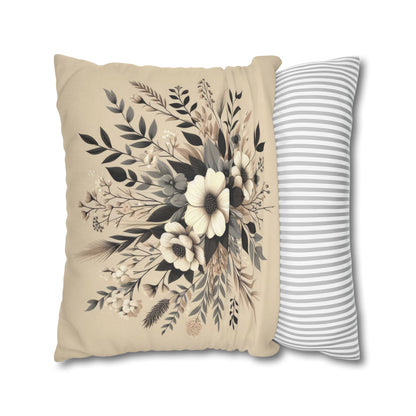 Autumn's Embrace Spun Polyester Square Pillowcase