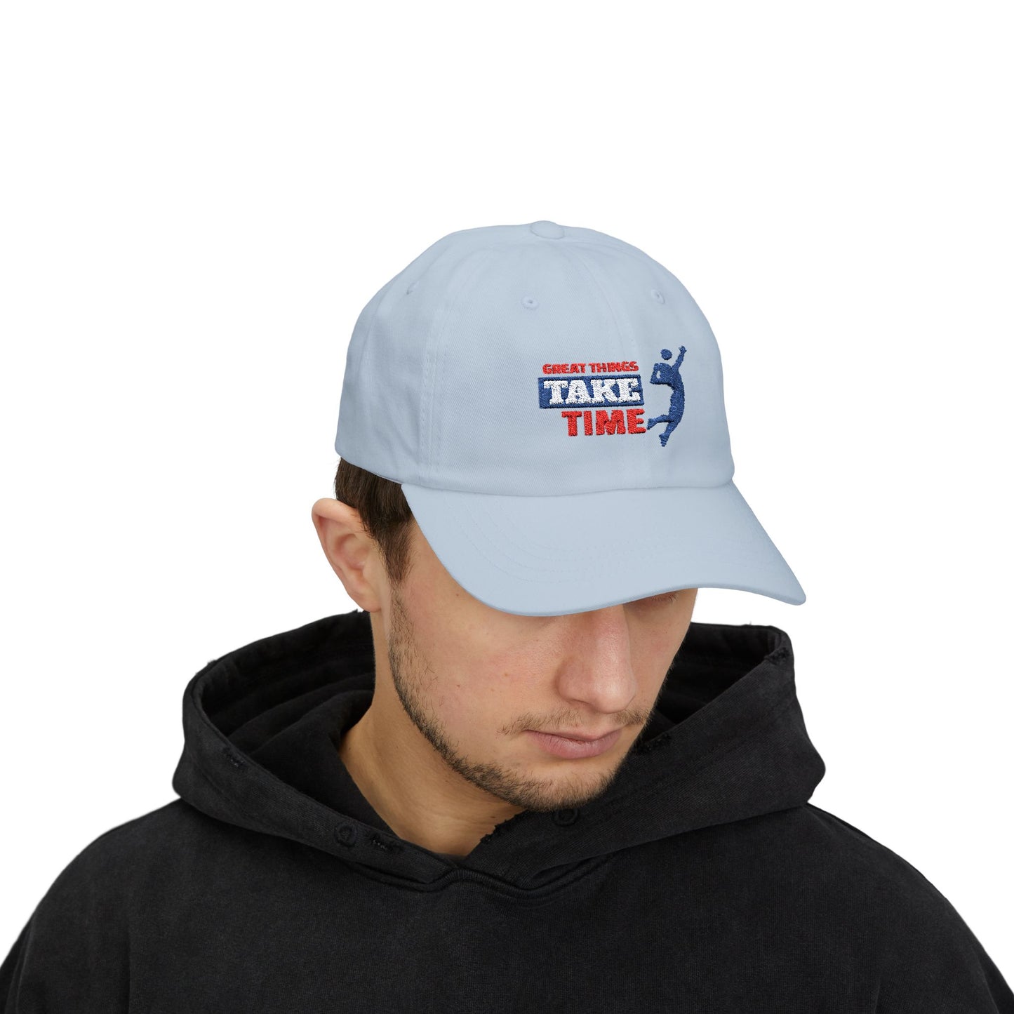 Great Things Take Time Classic Dad Cap / embroidered