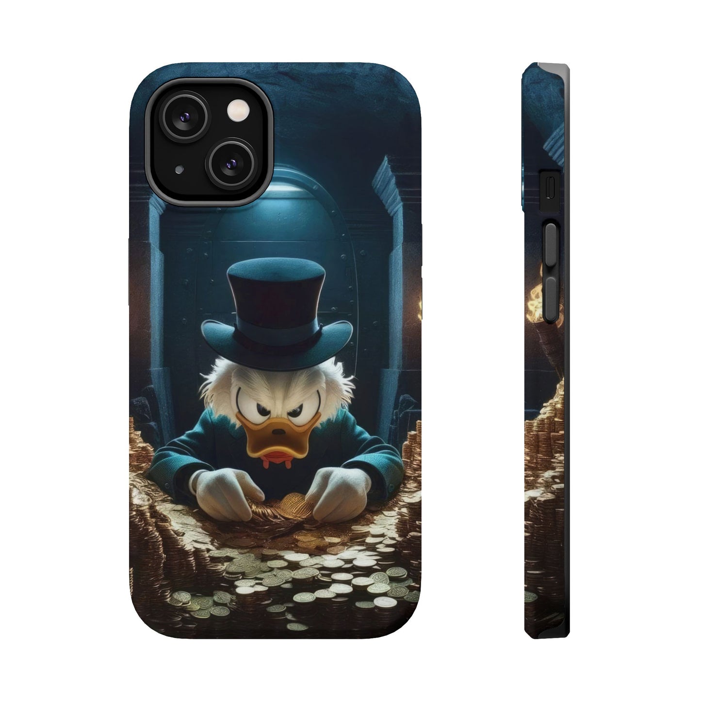 Magnetic Phone Case - Scrooge McDuck Design