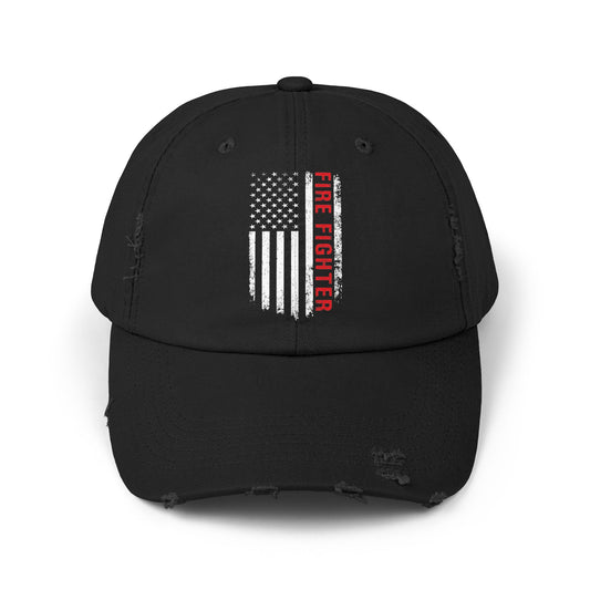 Fire Fighter Distressed Cap