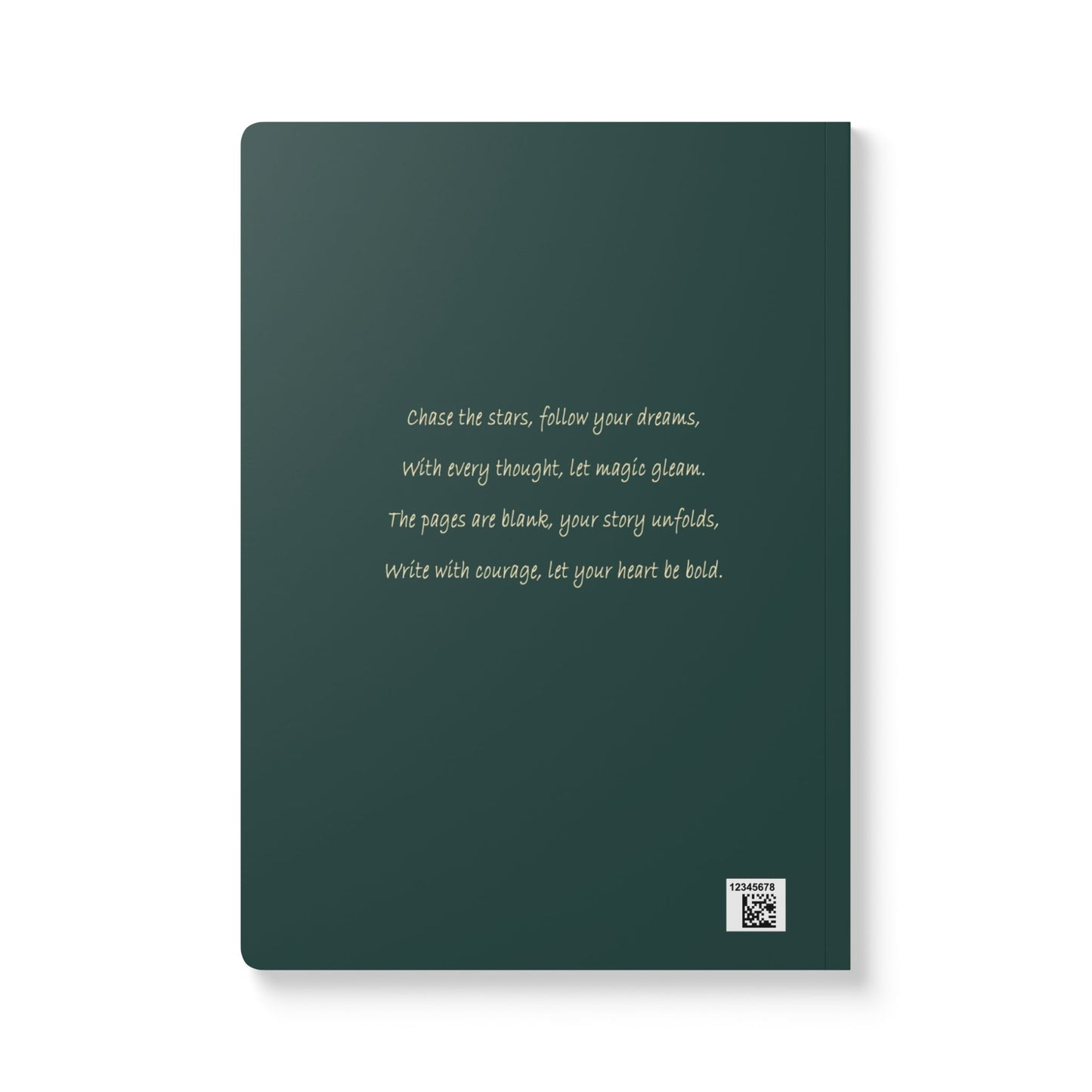 Enchanted Fairy Softcover Journal, Dream Journal, Inspirational Notebook, Gifts for Writers, Fantasy Art Stationery