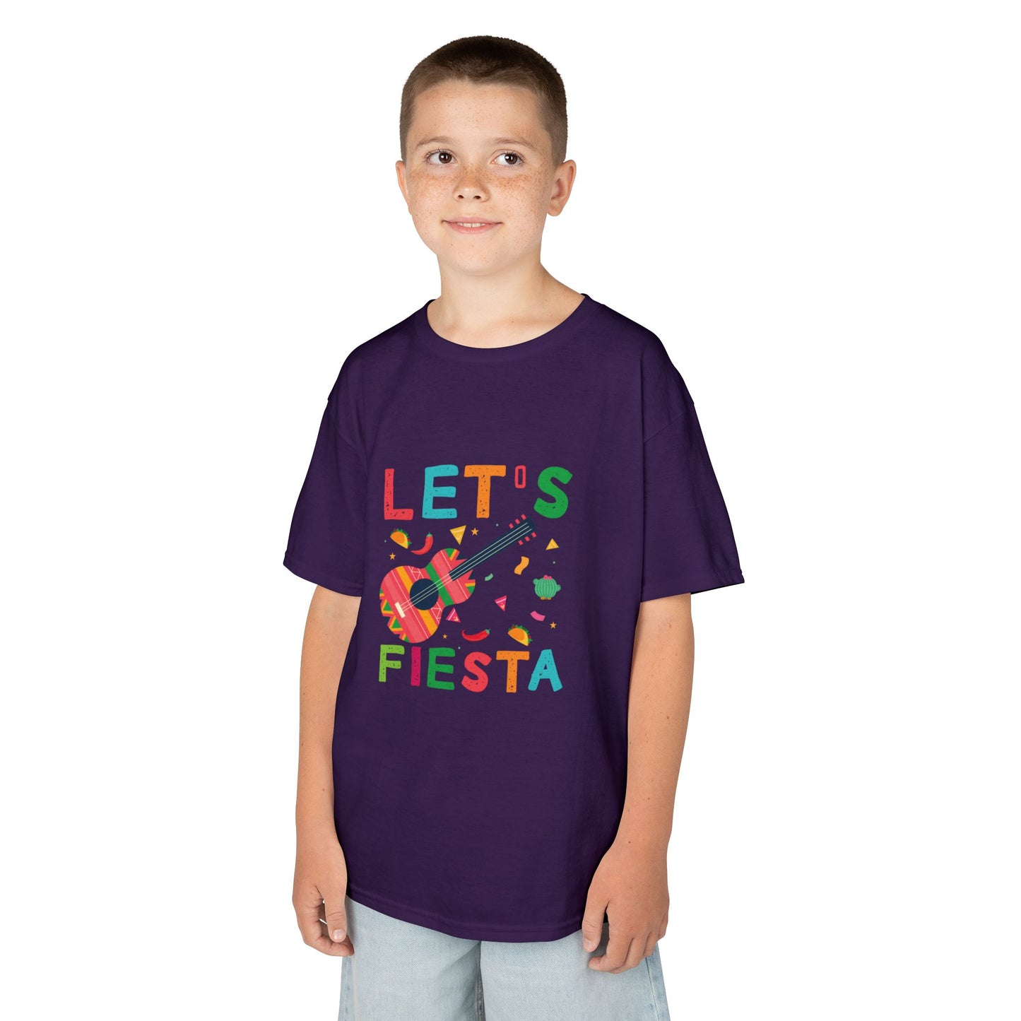 Kids Fiesta Guitar Tee - Fun and Colorful Kids T-Shirt for Celebrations