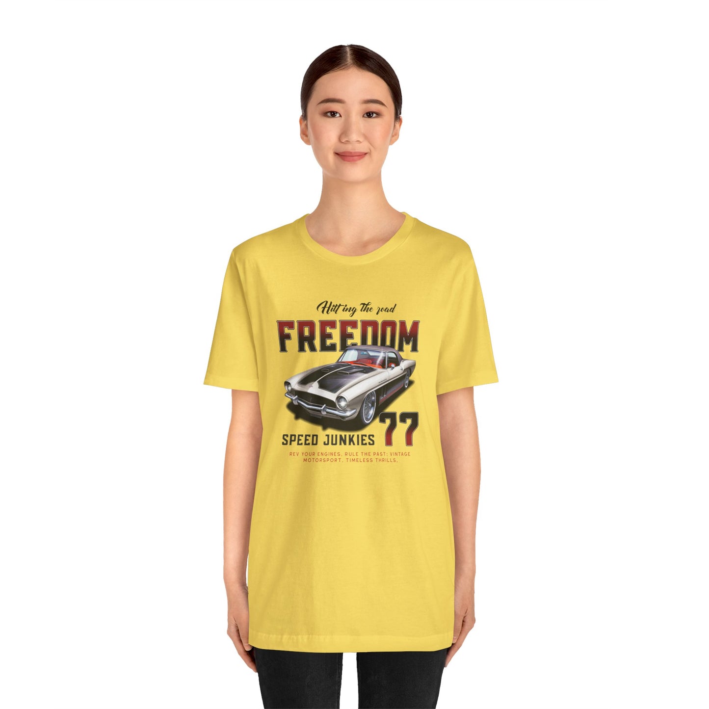 Hitting The Road Freedom Unisex Jersey Short Sleeve Tee