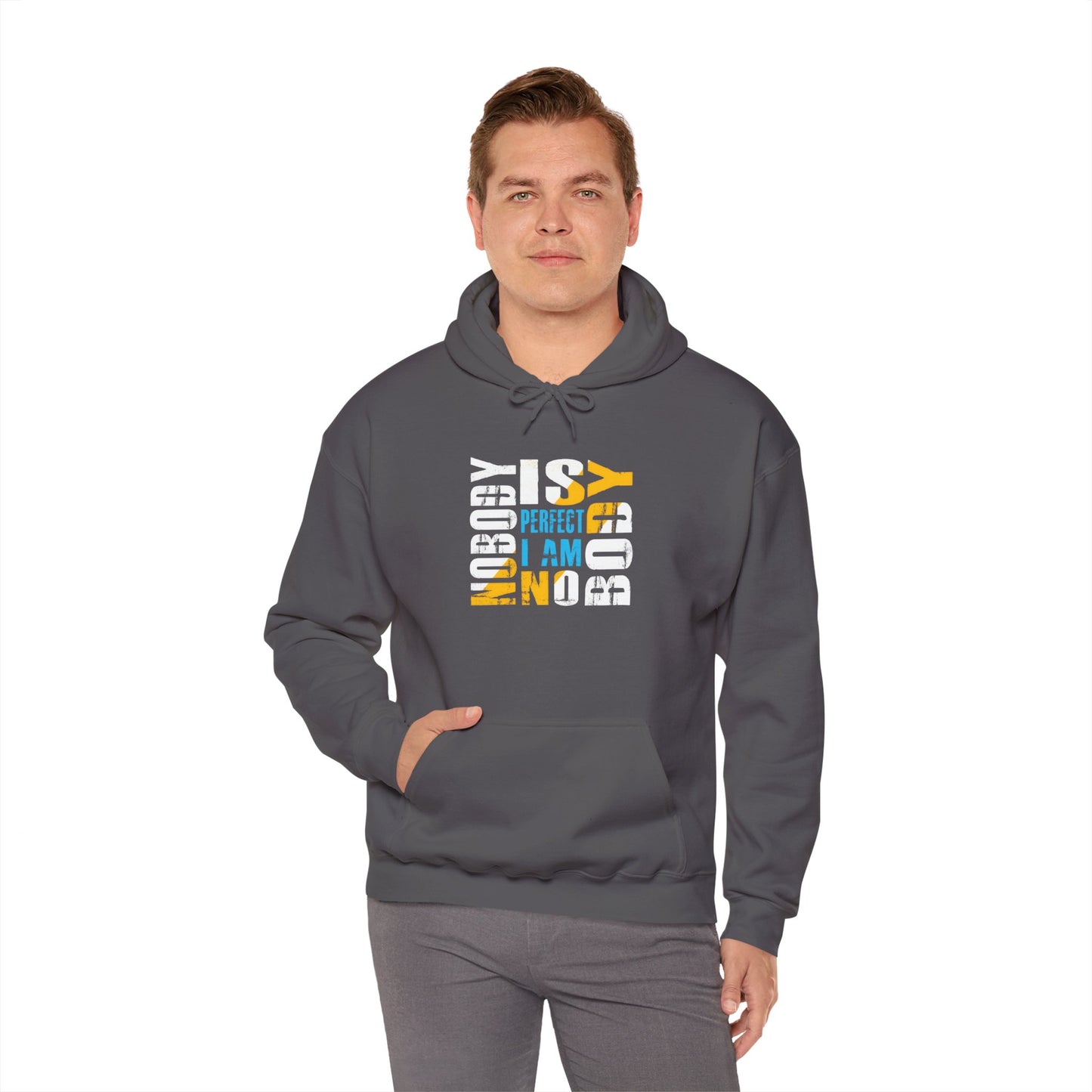 Nobody is Perfect Unisex Hoodie – Comfortable Sweatshirt for Everyday Wear