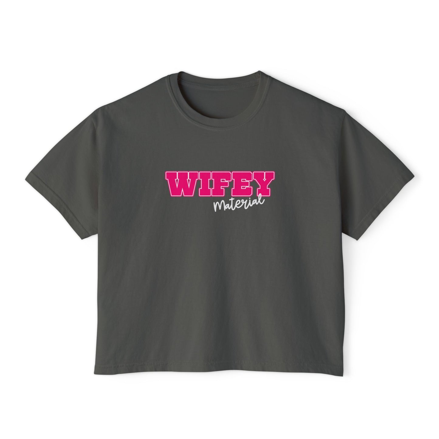 Wifey Material Women's Boxy Tee