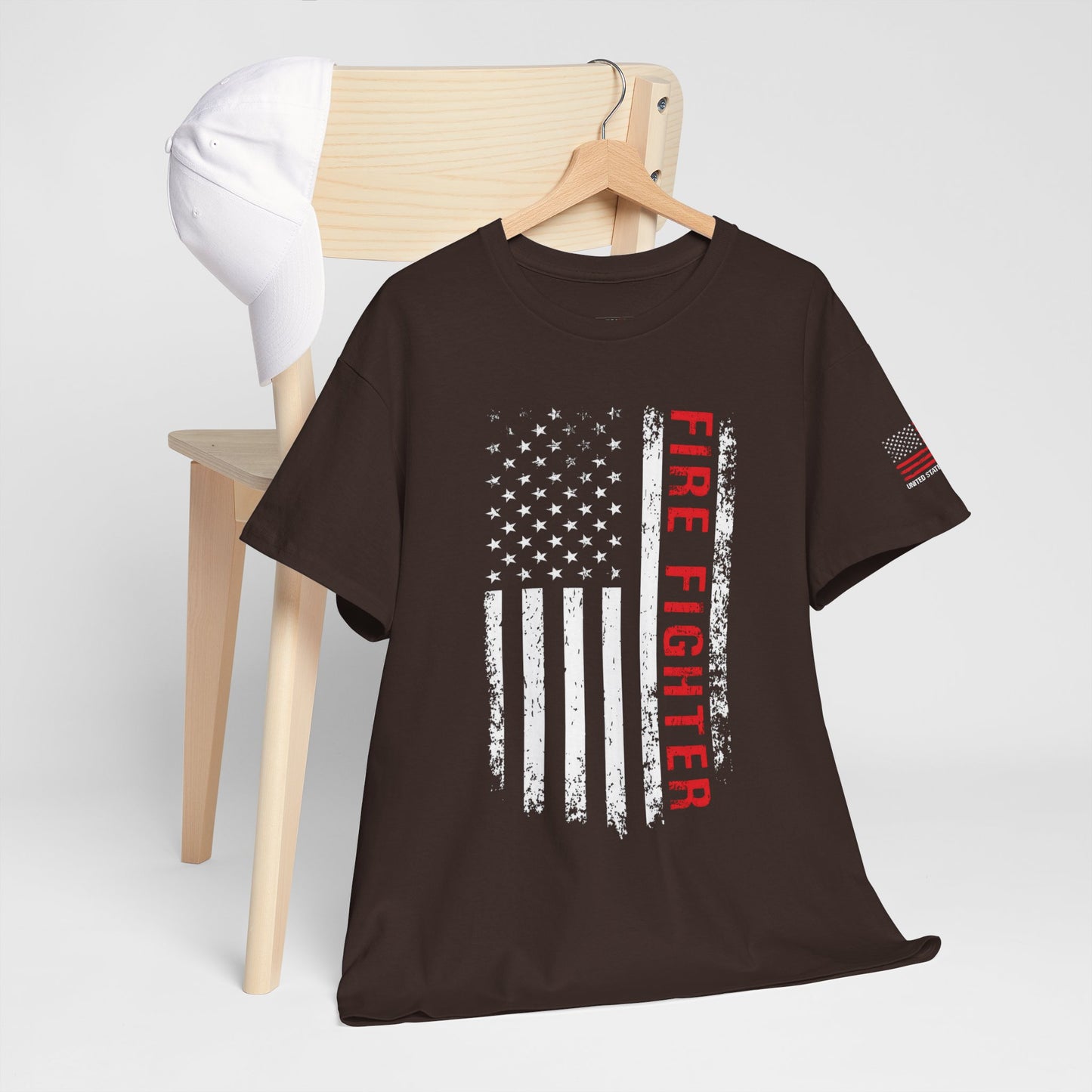 Firefighter Red Line T-shirt