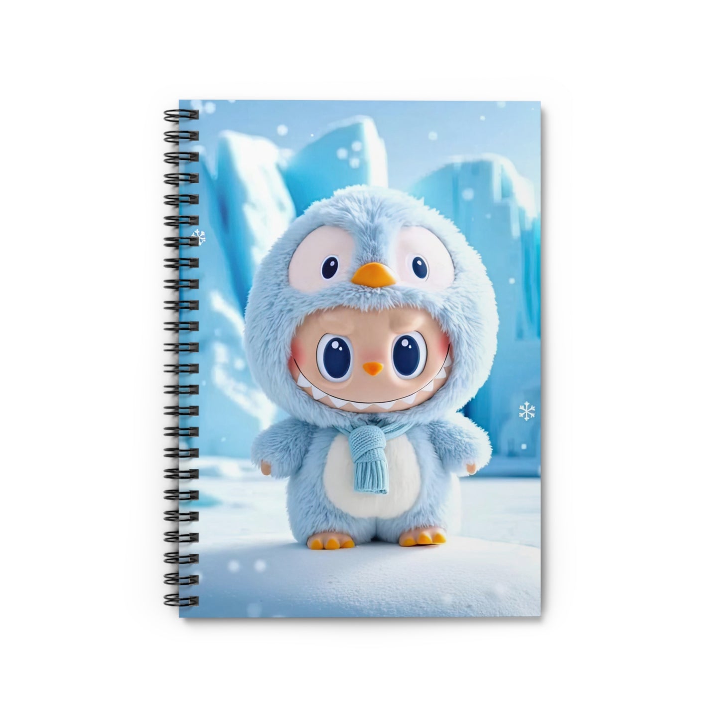 The Monsters Spiral Notebook 6” x 8” – Cute Penguin
