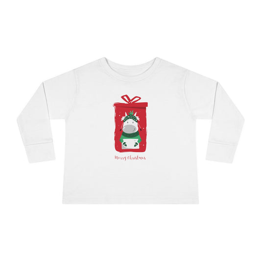 Merryl Christmas Toddler Long Sleeve Tee