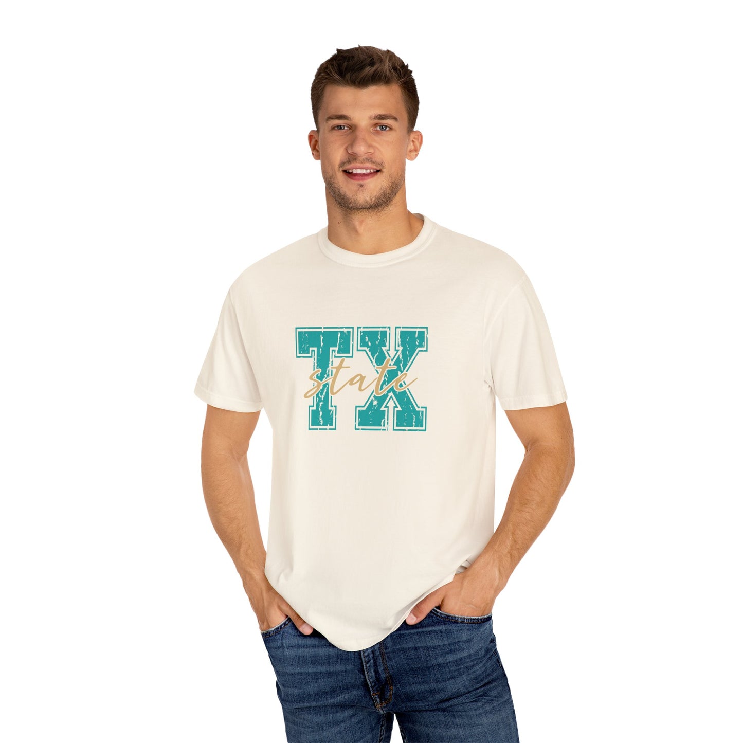 TX State Unisex Garment-Dyed T-shirt