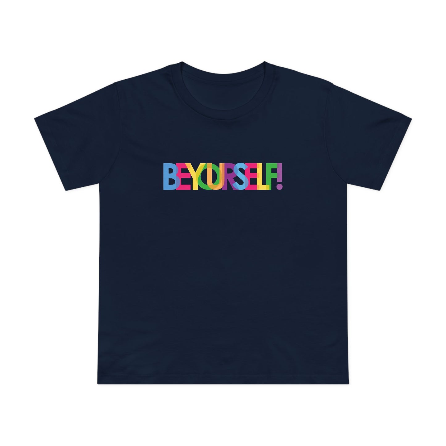 Inspirational Women’s Maple Tee - Be Yourself Graphic T-Shirt