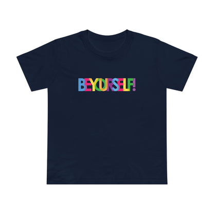 Inspirational Women’s Maple Tee - Be Yourself Graphic T-Shirt
