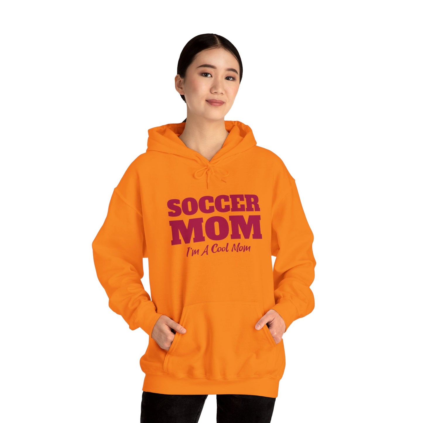 Soccer Mom I'm A Cool Mom Unisex Heavy Blend™ Hooded Sweatshirt