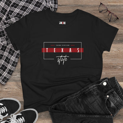 Texas States Graphic Tee for Women - Casual Cotton T-Shirt