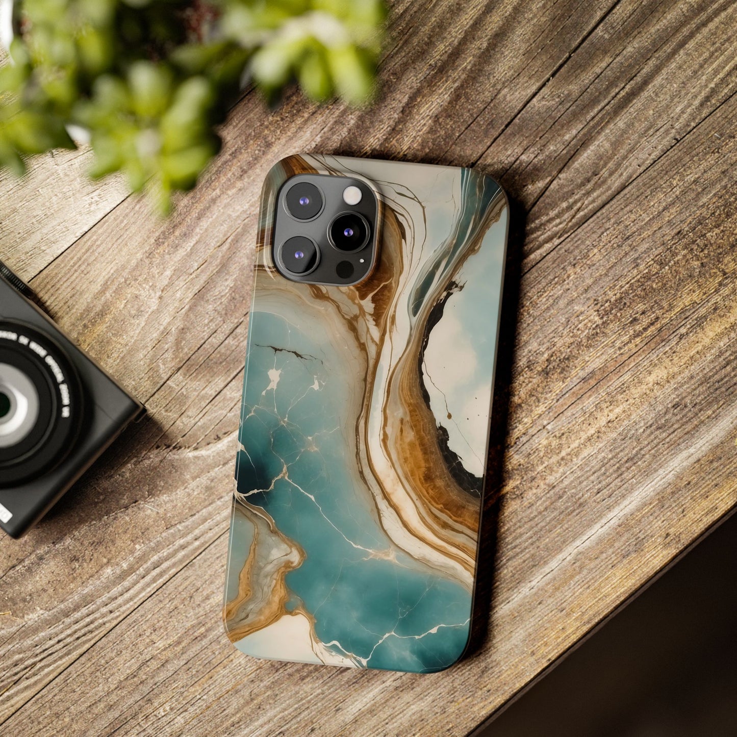 Marble Slim Phone Case, Stylish Protective Cover
