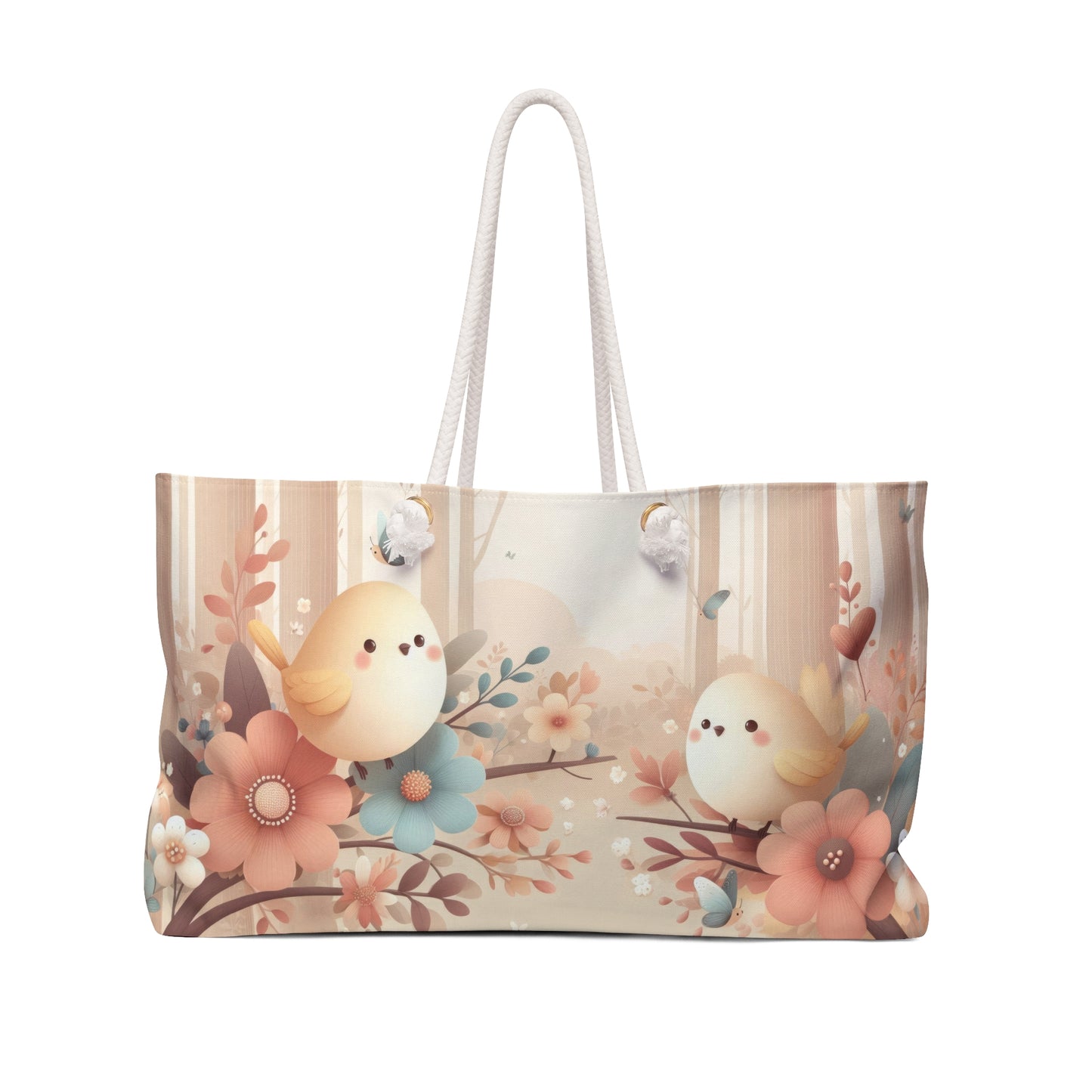 Pastel Canaries Weekender Bag