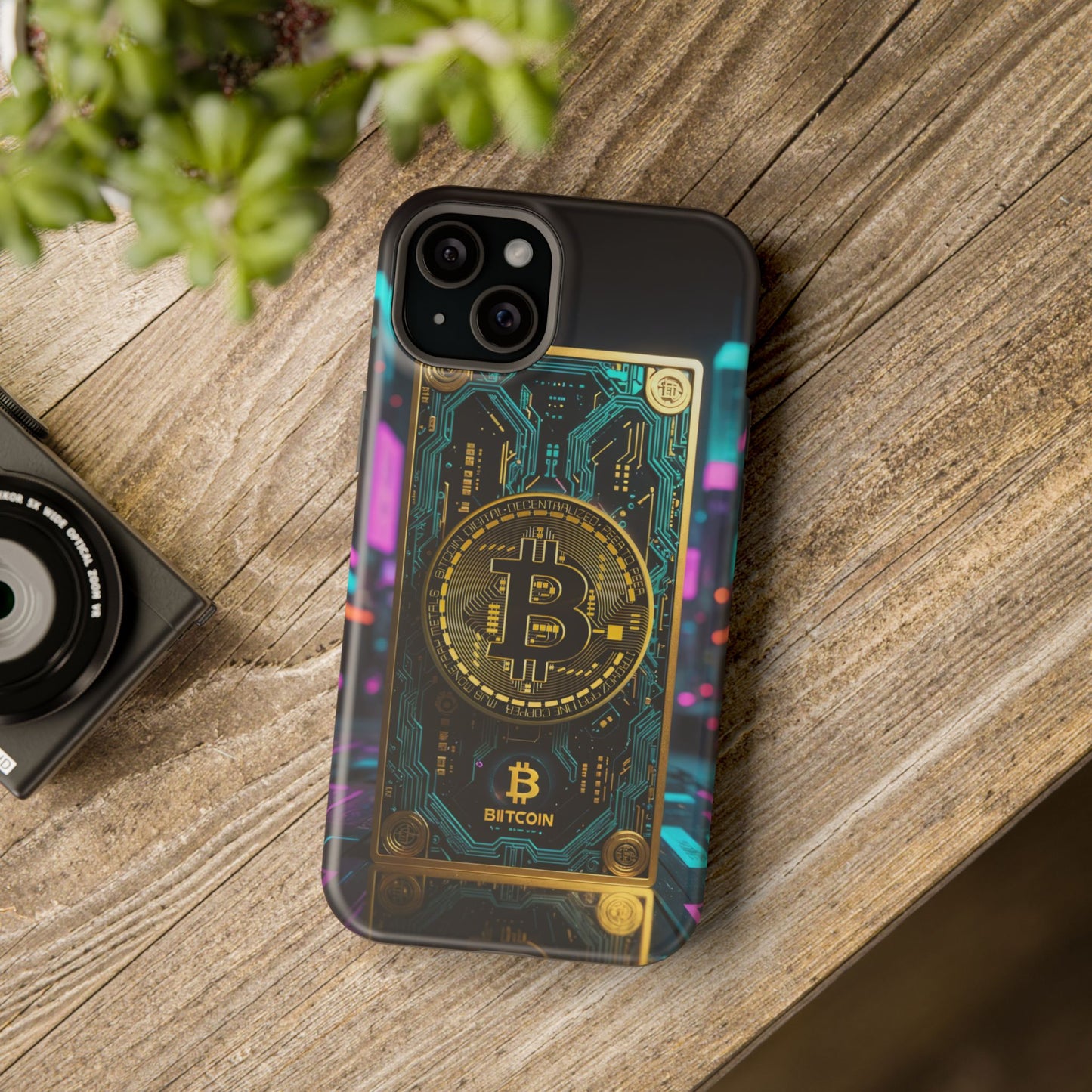 Bitcoin Magnetic Phone Case, Unique Phone Cover