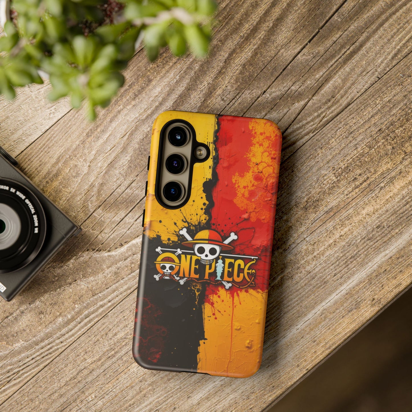 One Piece Samsung Tough Phone Case, Anime Vibrant Design