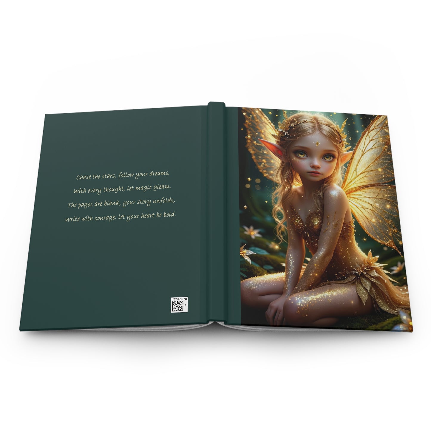 Enchanting Fairy Hardcover Journal - Inspiration, Dream Journal