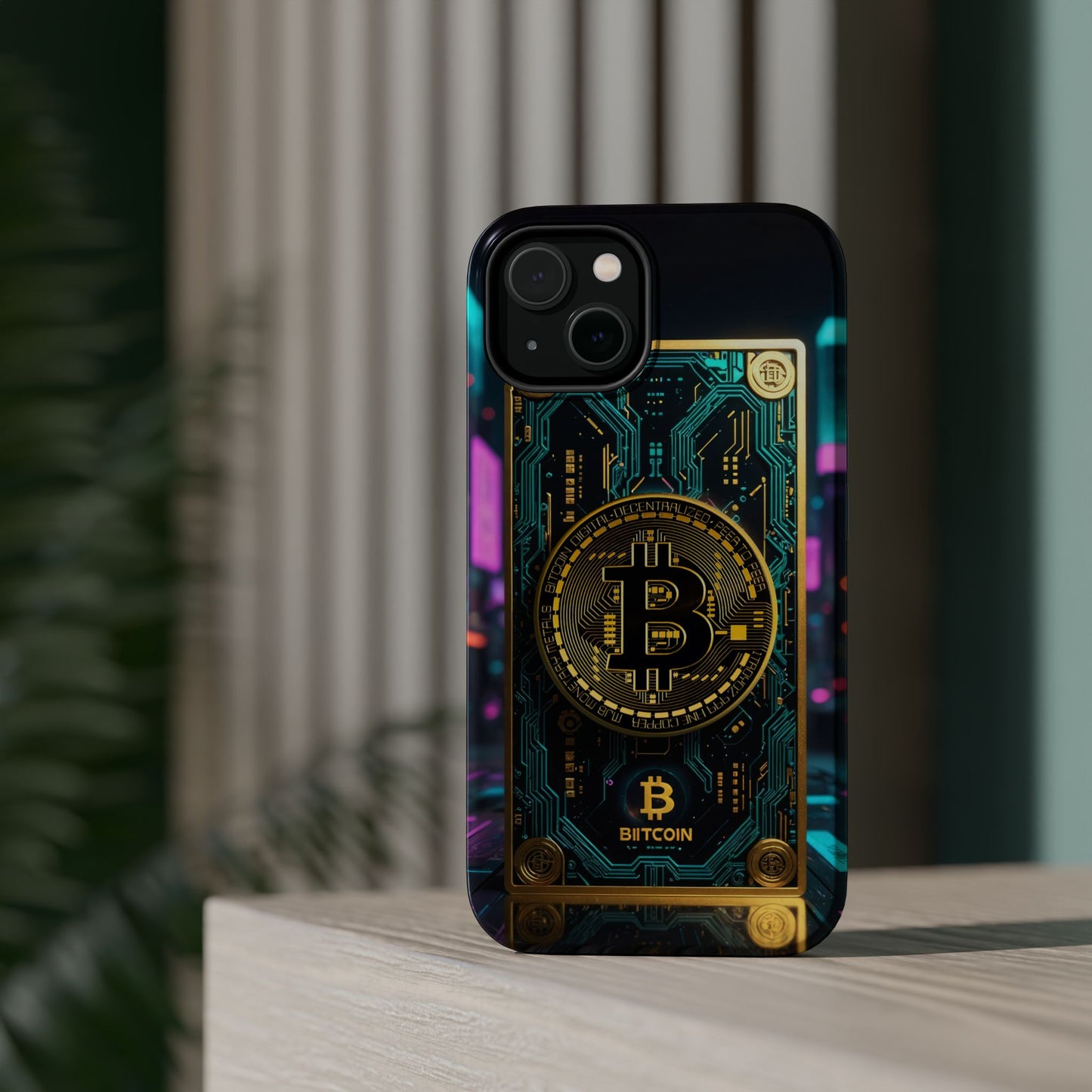 Bitcoin Magnetic Phone Case, Unique Phone Cover