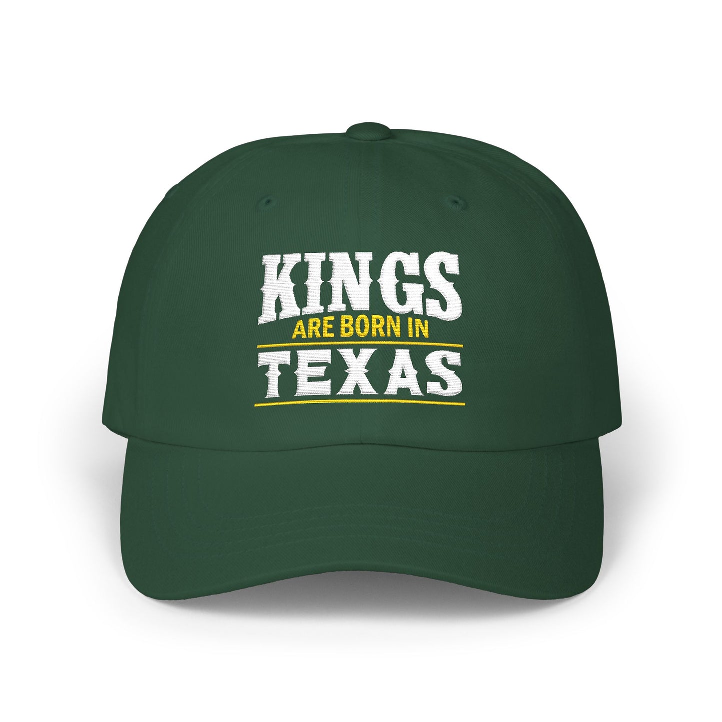 Custom Embroidered Dad Cap – "Kings Are Born In..."