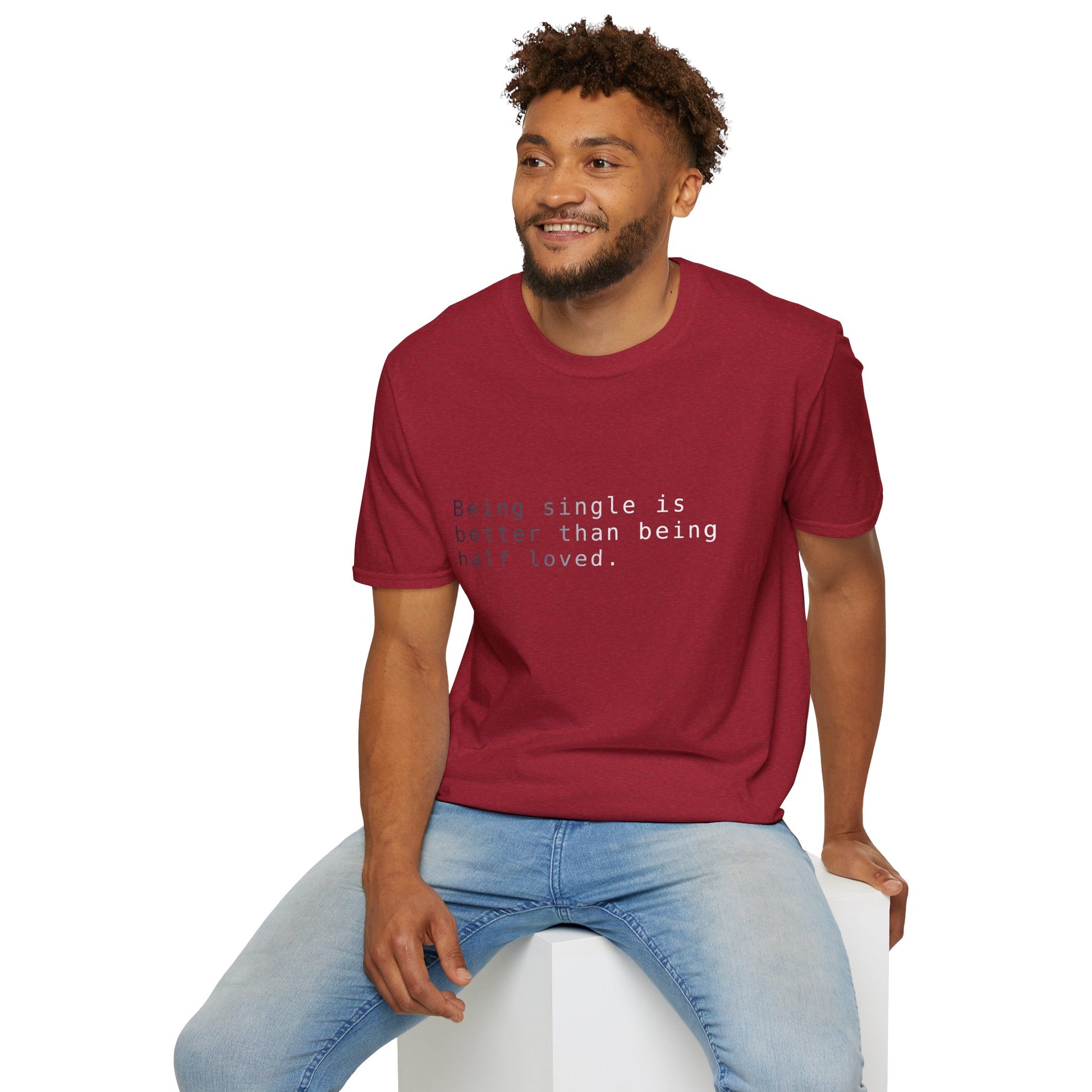 Being Single Unisex Softstyle T-Shirt