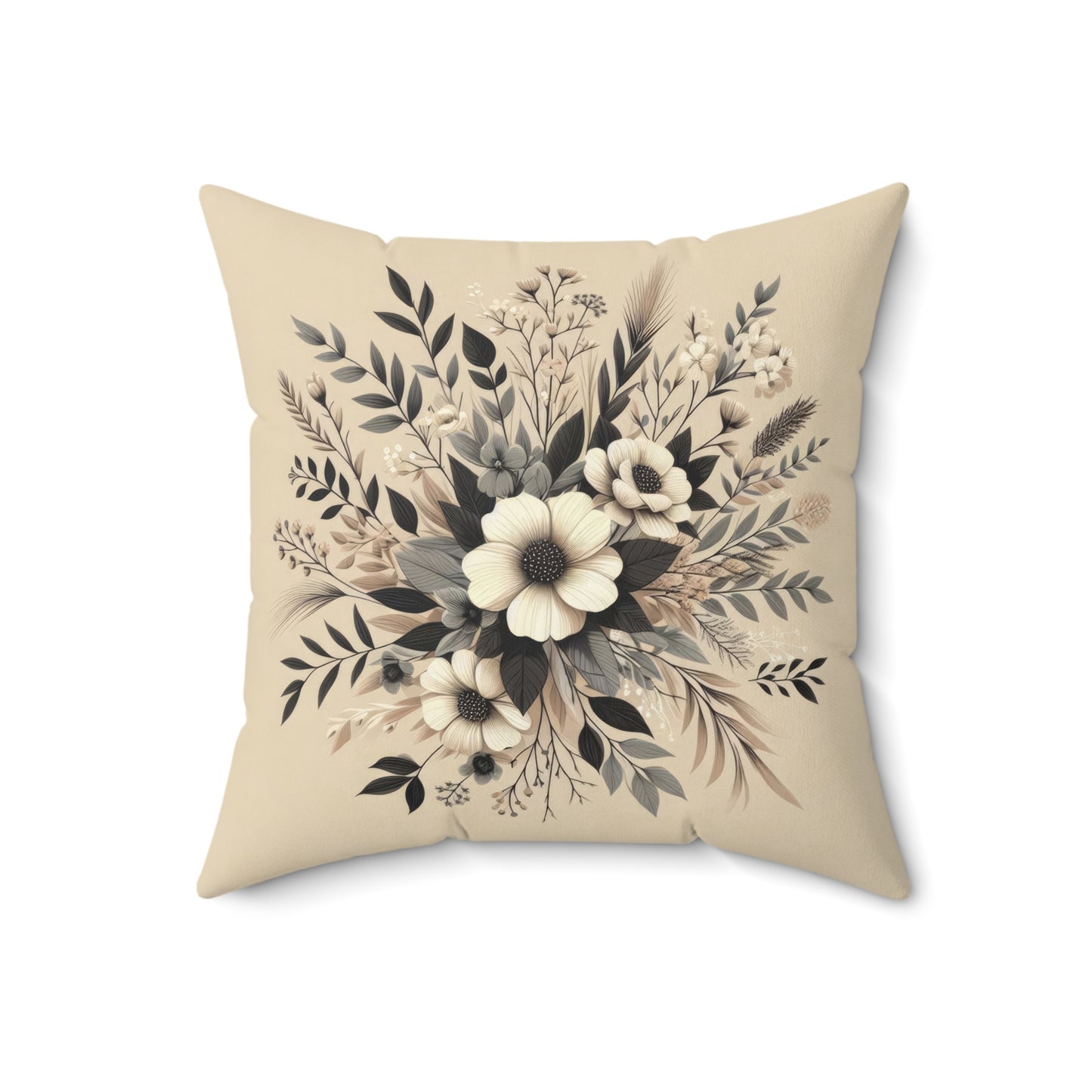 Autumn's Embrace Spun Polyester Square Pillow