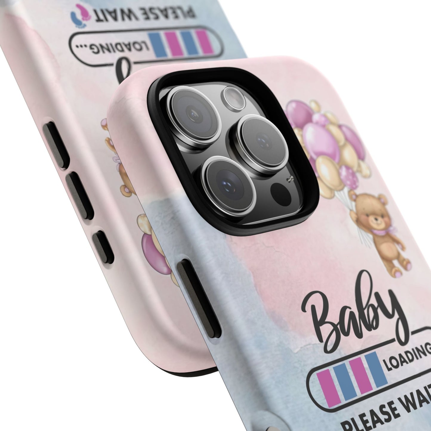 Cute Baby Loading Phone Case for iPhone - Maternity Cover for Pregnancy Reveal or Baby Shower