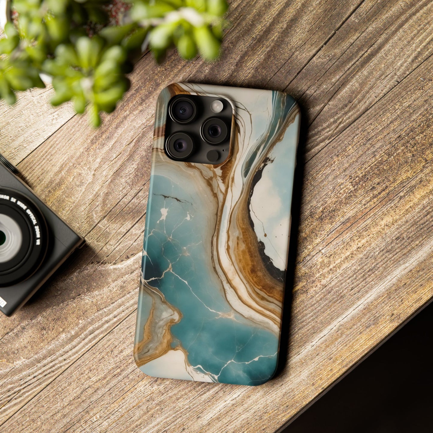 Marble Slim Phone Case, Stylish Protective Cover