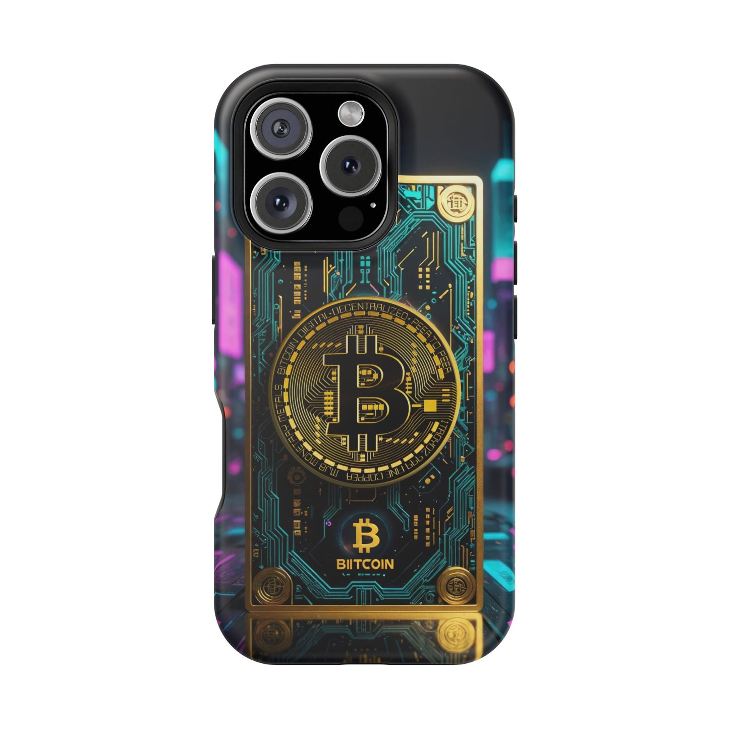 Bitcoin Magnetic Phone Case, Unique Phone Cover