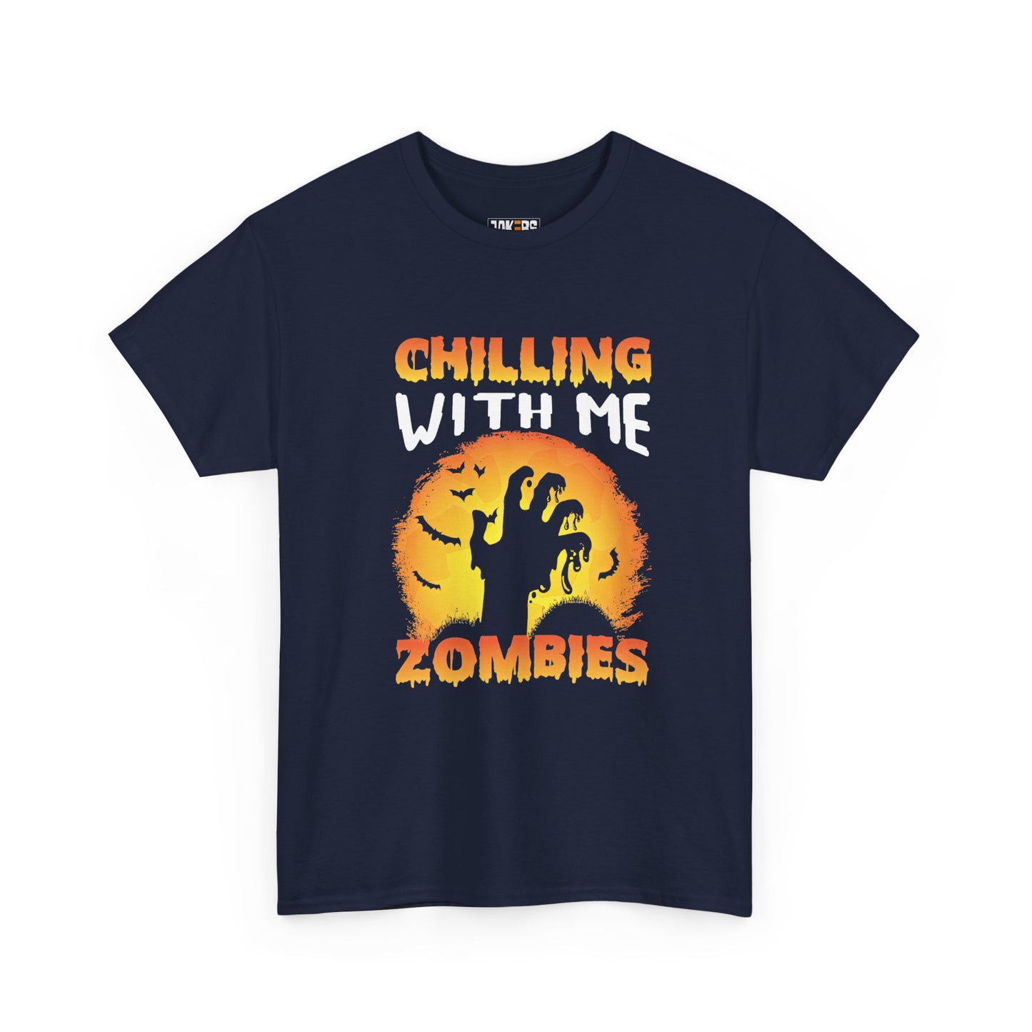 Chilling with Me Zombies Tee, Unisex Halloween T-Shirt