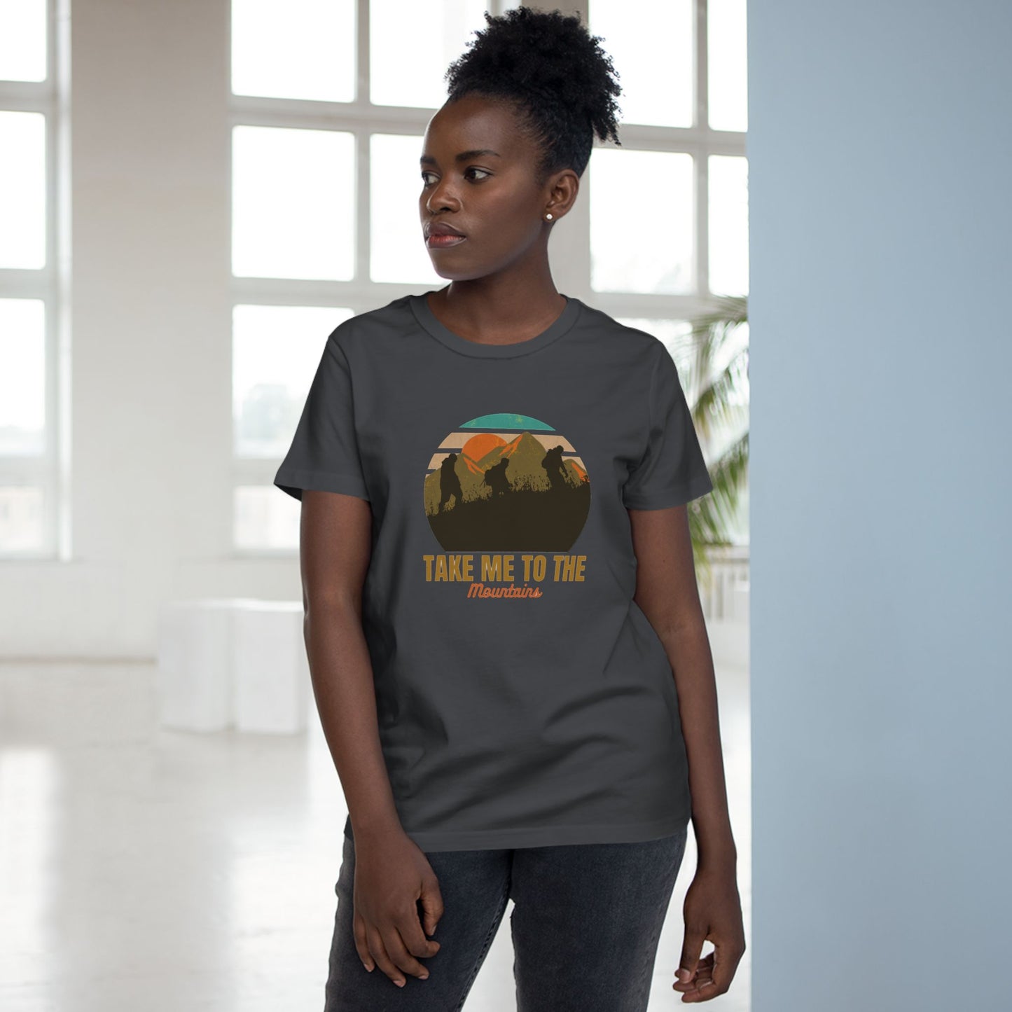 Take Me To The Montains Women’s Maple Tee