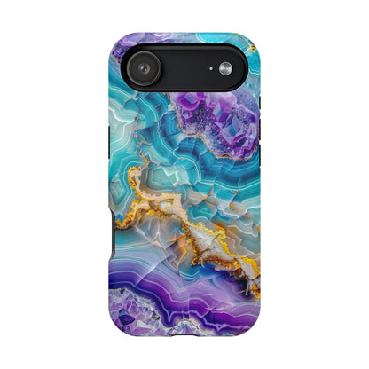 Blue Agate Magnetic Phone Case