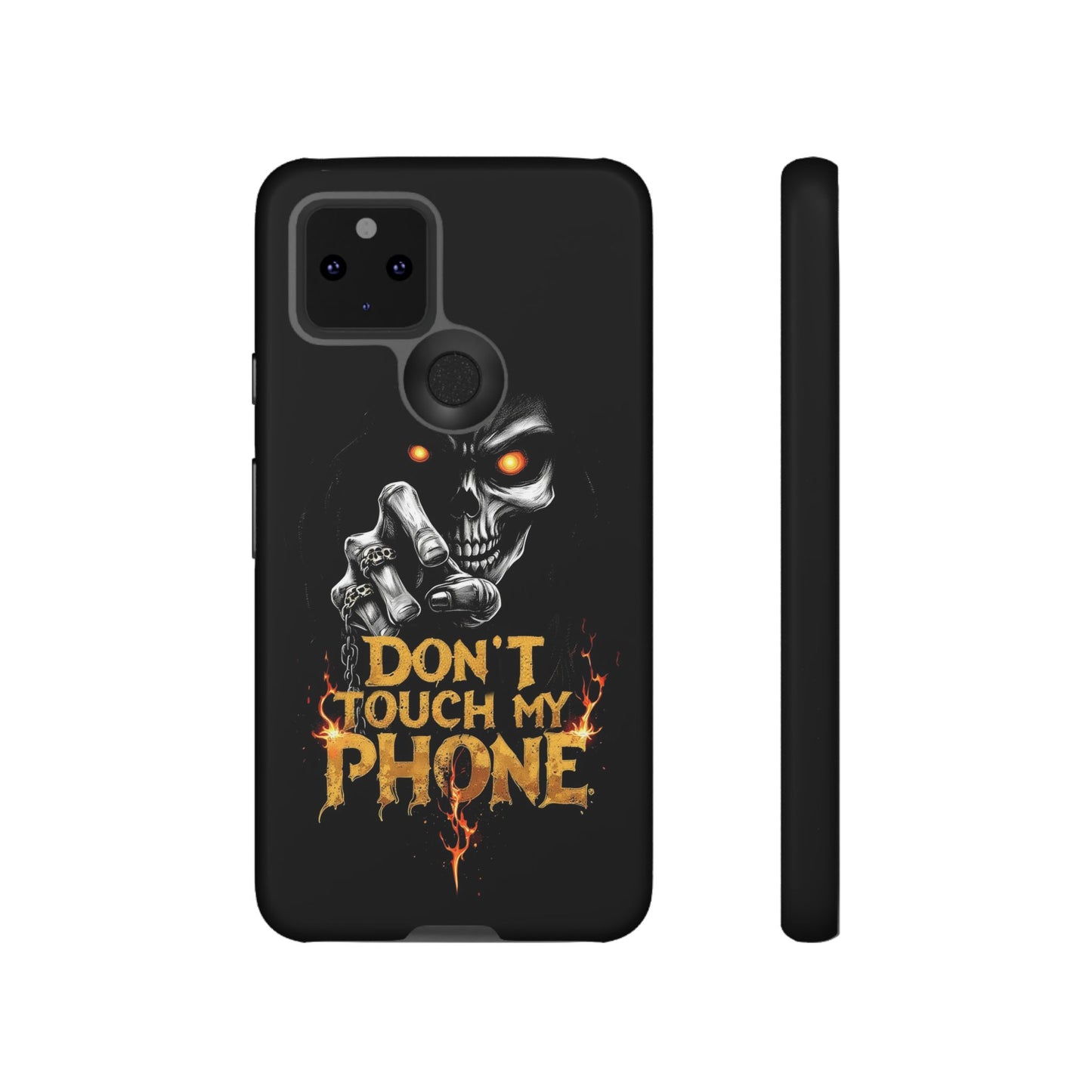 Skull Google Pixel Tough Cases, Don't Touch My Phone