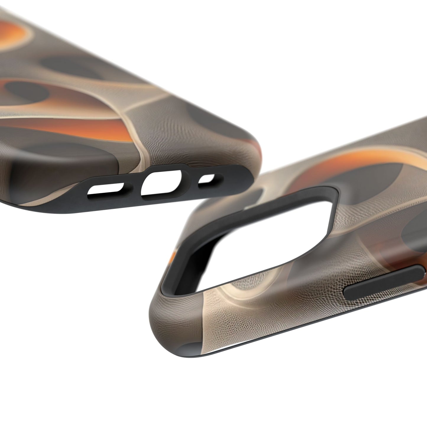 Stylish Magnetic Phone Cases, Abstract Geometric Design