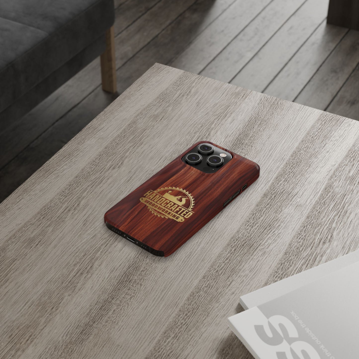 Woodworking Logo Slim Cases, iPhone