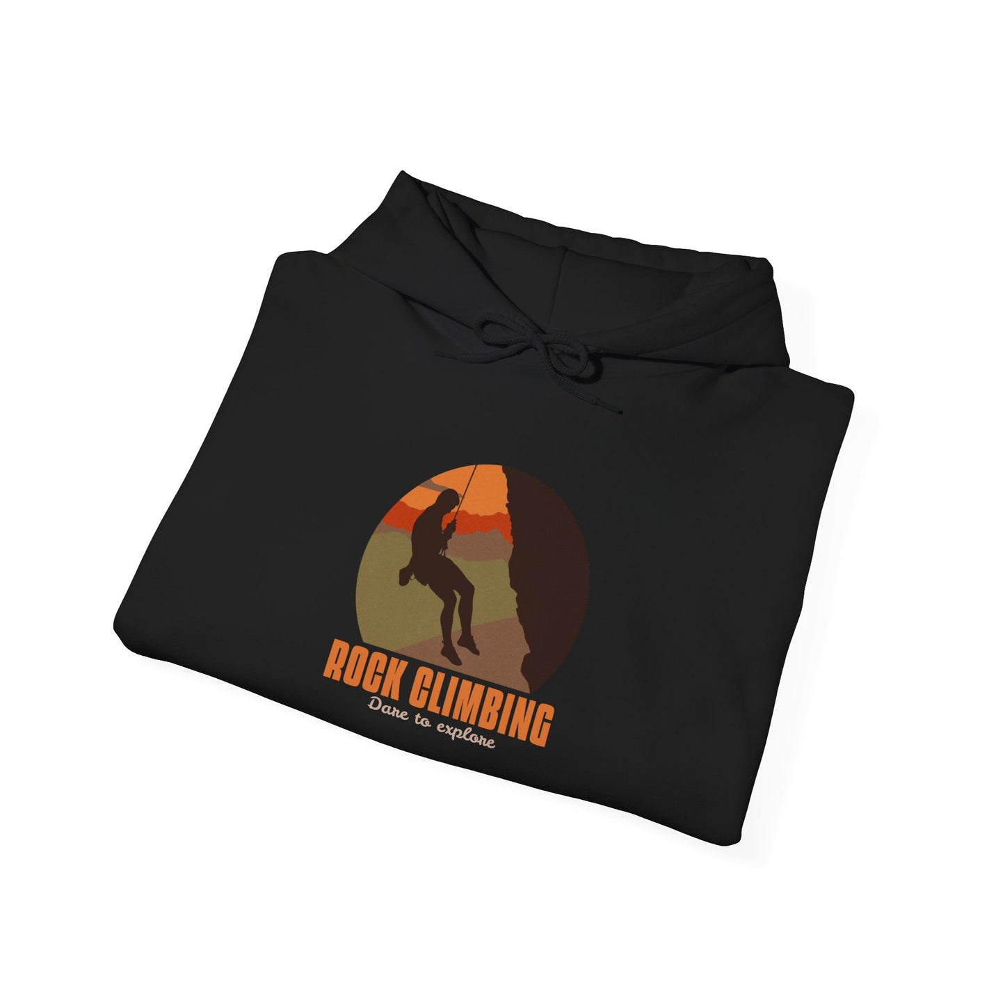 Rock Climbing Dare To Explore Unisex Heavy Blend™ Hooded Sweatshirt