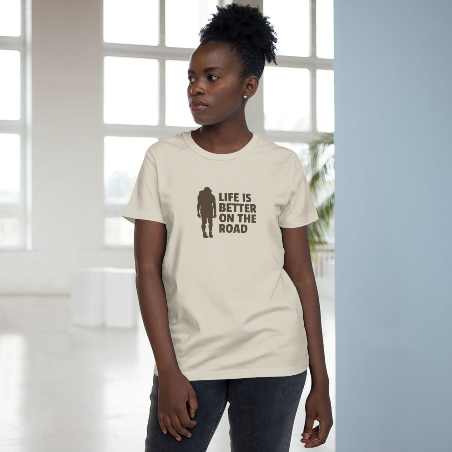 Life Is Better On The Road Women’s Maple Tee