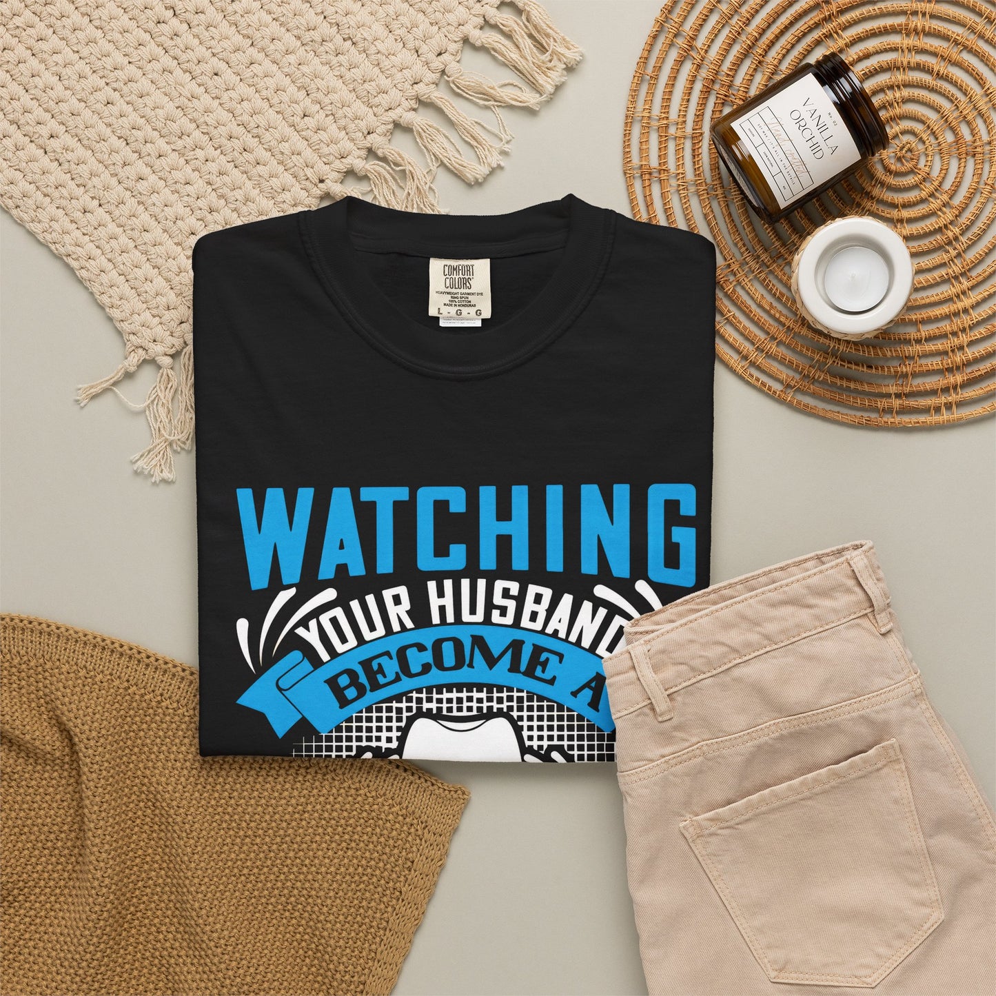 Funny Father's Day T-Shirt - Unisex Garment-Dyed
