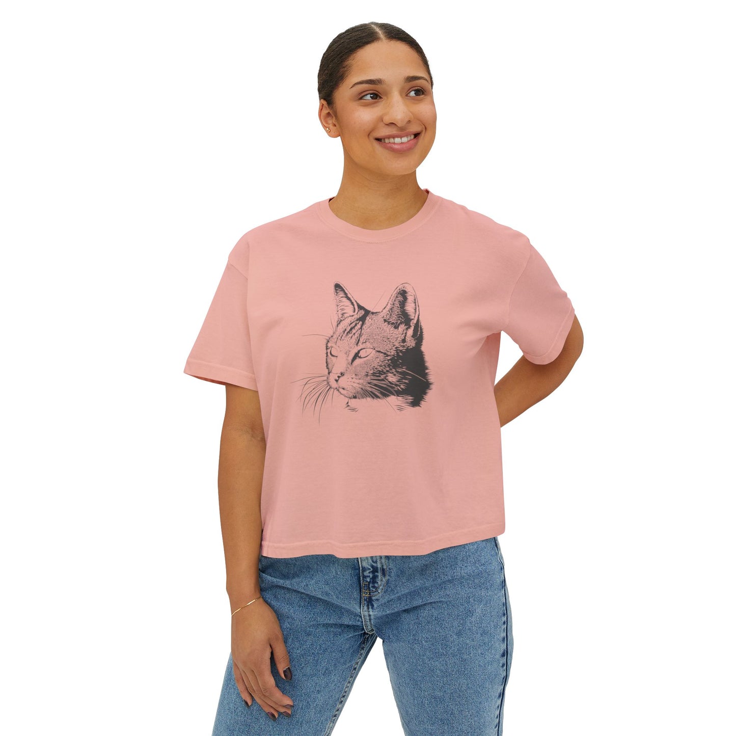 Cat Women's Boxy Tee