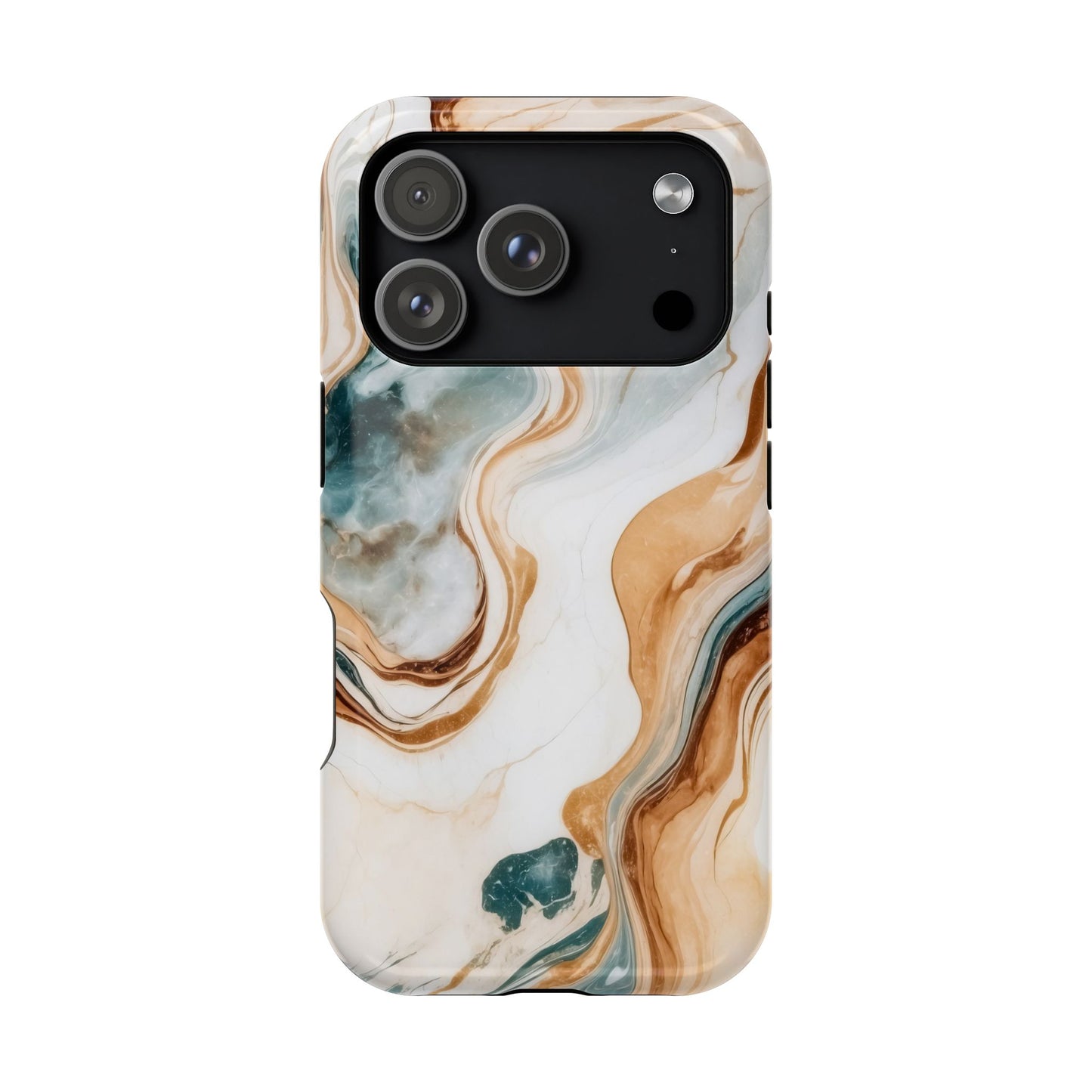 Stylish Magnetic Phone Cases, Abstract Marble Design for Everyday Use